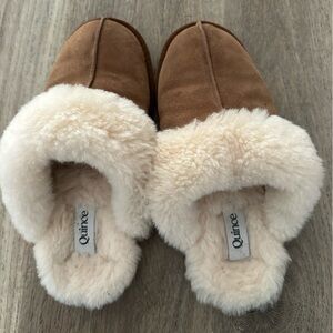 Quince Shearling Slippers